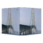 The Mackinac Bridge spanning the Straits of binders