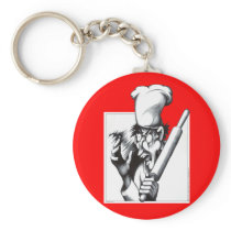 The Mad Chef keychains