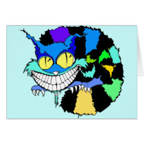The Mad Cheshire Cat Card