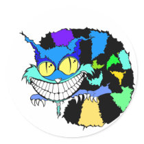 The Mad Cheshire Cat Sticker