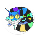 The Mad Cheshire Cat stickers