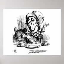 The Mad Hatter Illustration Print