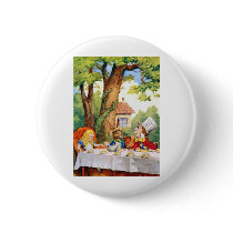 THE MAD HATTER'S TEA PARTY BUTTON
