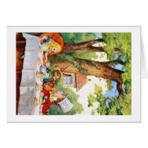 THE MAD HATTER'S TEA PARTY CARD