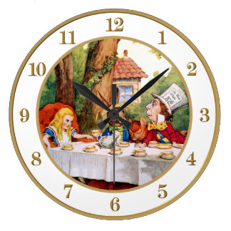 Mad Hatter Wall Clocks | Zazzle