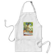 The Mad Hatters Tea Party Full Color Apron