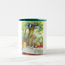 The Mad Hatters Tea Party Full Color Coffee Mug