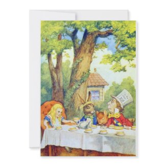 The Mad Hatters Tea Party Full Color invitation