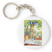 The Mad Hatters Tea Party Full Color Key Chain