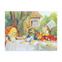 The Mad Hatters Tea Party Full Color Post Card