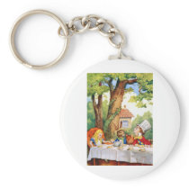 THE MAD HATTER'S TEA PARTY KEYCHAIN