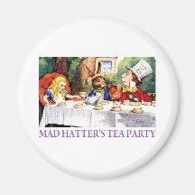 THE MAD HATTER'S TEA PARTY MAGNET