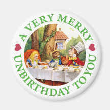 THE MAD HATTER'S TEA PARTY MAGNETS