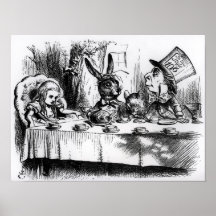 The Mad Hatter's Tea Party Poster