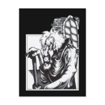The Mad Monk postcards