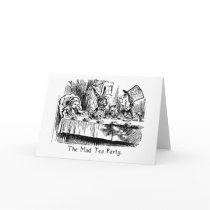 The Mad Tea Party Alice In Wonderland Card
