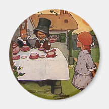 The Mad Tea Party Refrigerator Magnets