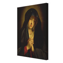 The Madonna in Sorrow (oil on canvas) canvas prints