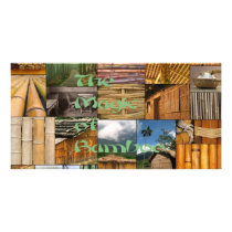 The Magic of Bamboo Customized Photo Card