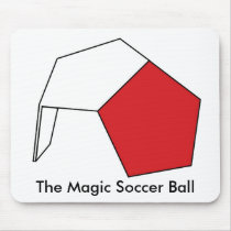 The Magic Soccer Ball Mouse Pads
