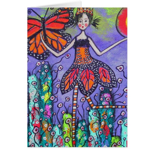The Magical Monarch Spring Card