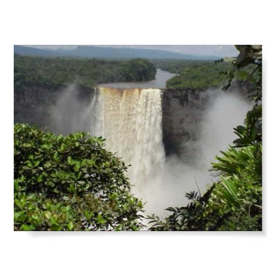 The Magnificent Kaieteur falls Posters by Allissia