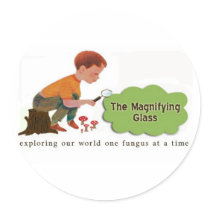 The Magnifying Glass Stickers by erensanpedro The Magnifying Glass Stickers