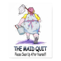 The Maid Quit posters