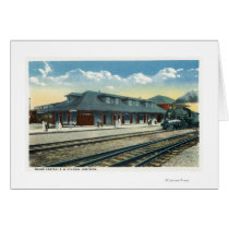 The Maine Central Railroad Station Greeting Card