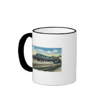 The Maine Central Railroad Station Coffee Mugs