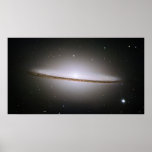 The Majestic Sombrero Galaxy (M104) Poster
