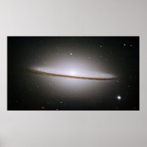 The Majestic Sombrero Galaxy (M104) Poster