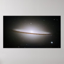 The Majestic Sombrero Galaxy (M104) Poster