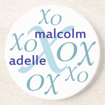 The Malcolm & Adelle Series Beverage Coaster