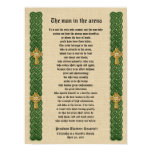 "The man in the arena" Theodore Roosevelt posters