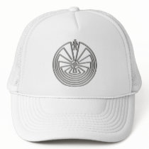The Man in the Maze - silver Trucker Hat