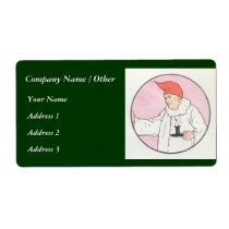 The Man in the Moon looked out of the moon Personalized Shipping Labels