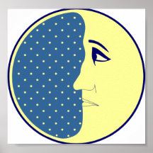 The Man in The Moon Print