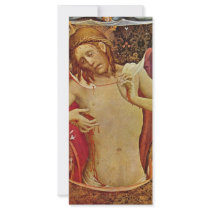 The Man Of Sorrows By Meister Francke (Best Qualit Rack Card