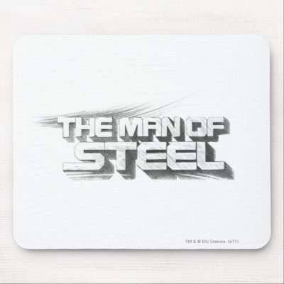 The Man of Steel Drawing mousepads