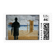 The Man on the Wall Postage Stamp