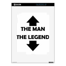 the man the legend icon iPad 2 skin