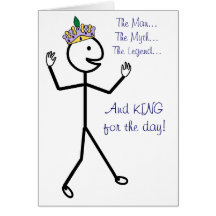 The Man The Myth The Legend - Happy Father's Day Greeting Cards