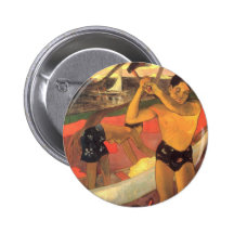 The man with the Ax - Paul Gaugun Pinback Button