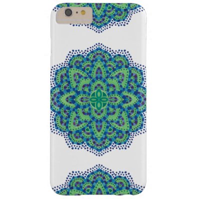 The Mandala-Cool Emerald Barely There iPhone 6 Plus Case