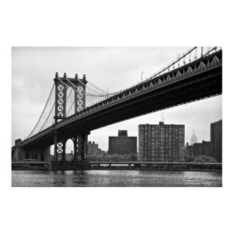 The Manhattan Bridge in New York City Posters