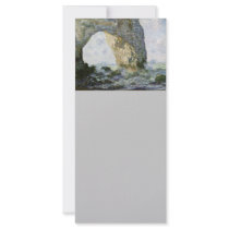 The Manneporte by Claude Monet Rack Card Design