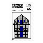 The Mansard House - Grey postage