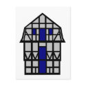 The Mansard House - grey postcards