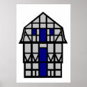 The Mansard House - grey posters